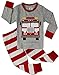 Fire Truck Pajamas for Boys Sleepwear Clothes Toddler 2 Piece Pants Set Grey 6T