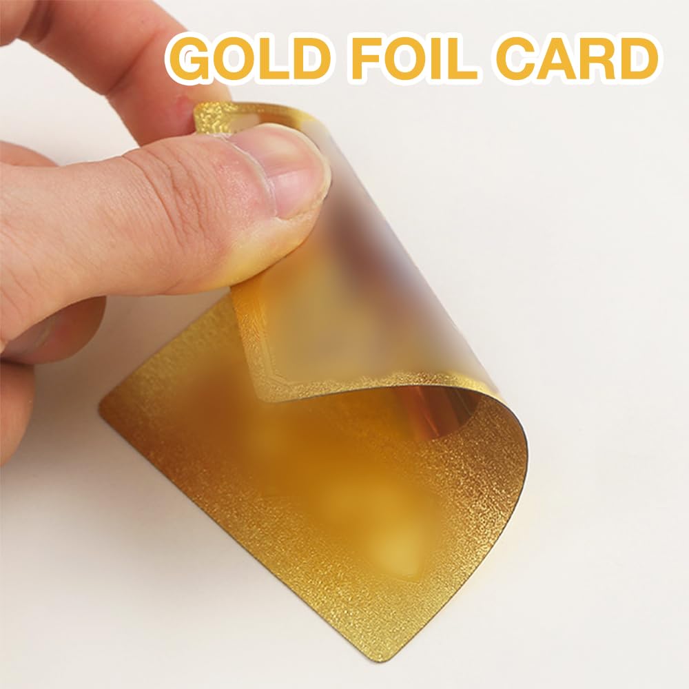 Set di 110 carte da collezione Cartoon Gold Rare, Anime Trading Sammelkarten con Deck Box, carte in metallo dorato placcate in oro, senza duplicati, cartoni animati, fumetti