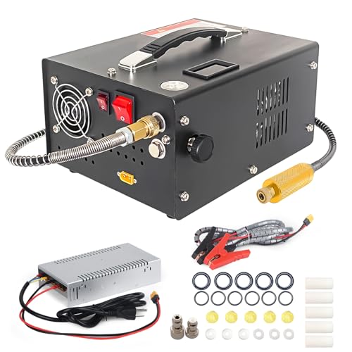 NDCYJG Pcp Air Compressor,4500Psi 30Mpa Powered by Car 12V DC or ...