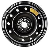 17x4' Reconditioned Factory OEM Compact Mini Spare Black Steel Wheel for Hyundai Santa Fe 2007-2020 | 70826U