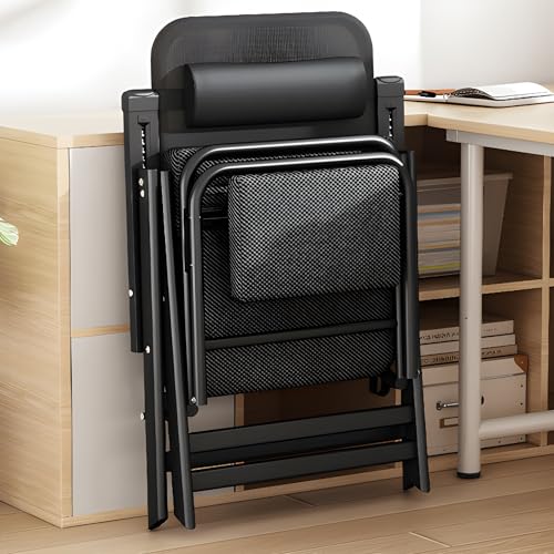 Image of ginoya brothers Zero Gravity Ergonomic Reclining Lounge Chair with Adjustable Backrest, Neck Pillow & Extendable Footrest, Breathable Mesh, Folding Metal Frame for Home, Office & Relaxation