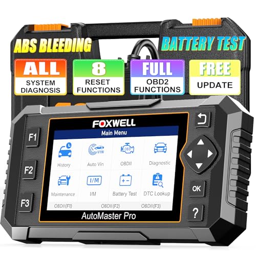 2025 FOXWELL NT624 Elite OBD2 Scanner, All System with 8 Resets ABS Bleeding/SAS/Oil/TPS/EPB/BRT/Injector/D-P-F Resets Battery Test Upgrade of NT614 Elite Car Code Reader Scan Tool for All Cars
