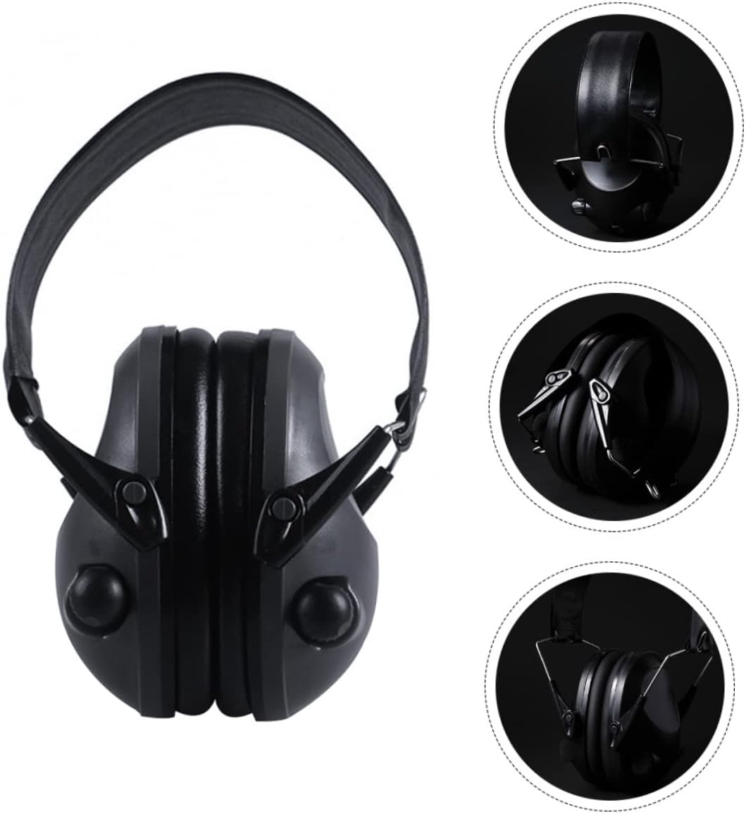 Totority Electronic Hearing Protection Earmuffs for Active Noise Reduction Sound Amplification Lightweight Design for Shooting Sports and Daily Use