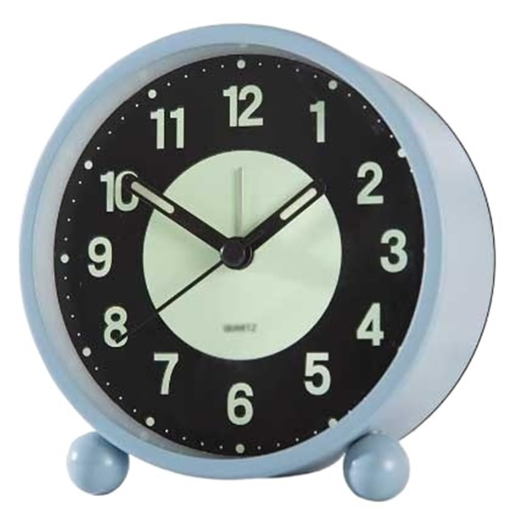 Bp7gVw5sP Loud Alarm Clocks Office Bedside Desktop Alarm Clock(Blue)