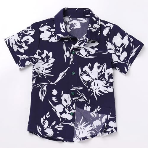 Image of Daddy and Me Matching Outfits Hawaiian Father and Son Matching Shirts for Family Photoshoot Summer Men Boys Father's Day Tops