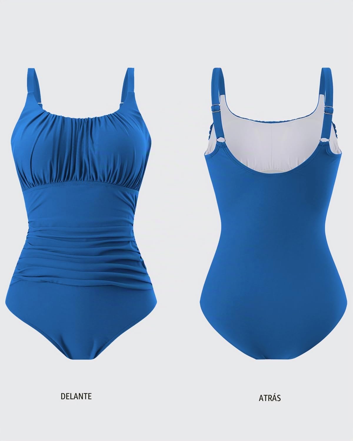 Traje de baño para Mujer Control de Barriga Moda de Playa Traje de baño de una Pieza Traje de baño Push Up Traje de baño de Cintura Alta