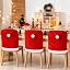 4pcs Chair Covers+4pcs Silverware Holder