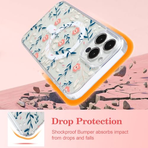 Etui compatible Magsafe iPhone 15 Pro protection antichocs transparente