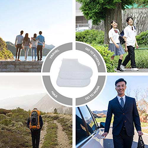 PIXNOR 2 Pcs Capa de Sapatos de Silicone Capa de Chuva Protetor de Sapato Impermeável Botas Botas pa