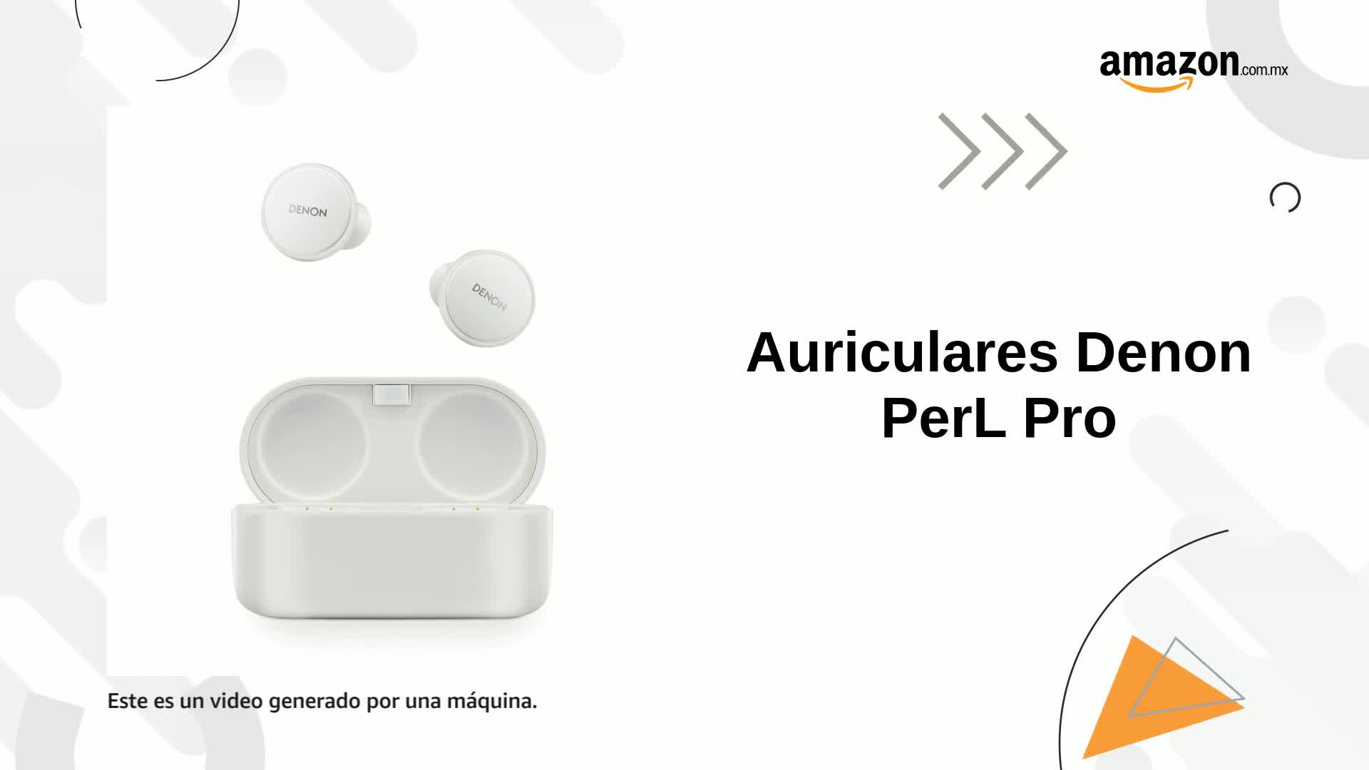 Denon PerL Pro Auriculares Blanco : Amazon.com.mx: Electrónicos