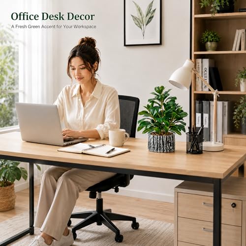Der Rose 15.7" Small Artificial Plant Indoor for Shelf Desk Entryways Decor - Image 2