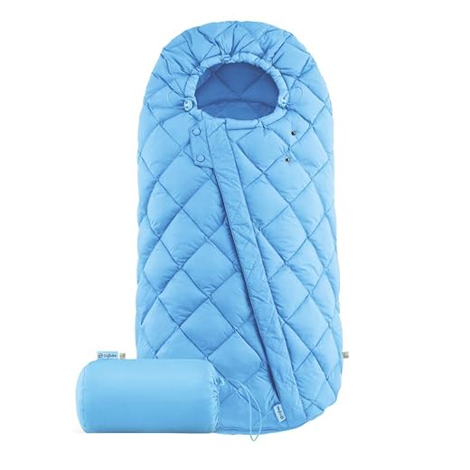 CYBEX Gold Snøgga 2 Footmuff for Stroller, 6 Months to 3 Years, Tog 4, Beach Blue