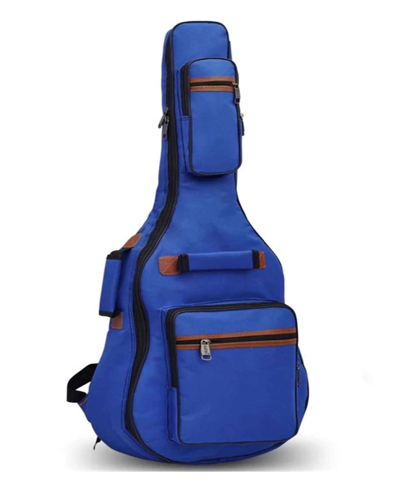 Funda para Guitarra Estuche Profesional portátil de Madera for bajo acústico de 34 y 36 Pulgadas, Funda Tipo Mochila.
