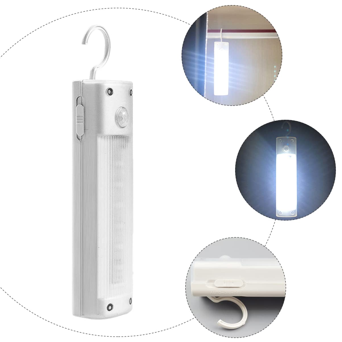 3 Stück unter Bewegung ohne mit Küche, Sensor Sensor-Kleiderschrank, Haning wiederaufladbare Treppe Intelligente Theke, Hängend nicht Kleiderschrank Schrank, Betätigte Beleuchtung Treppe, LED/3059