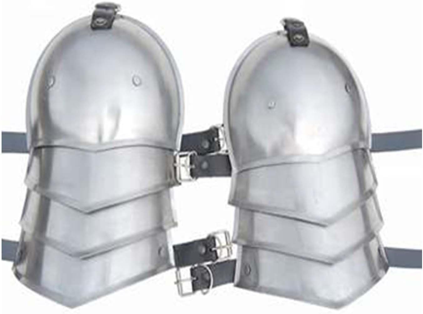 Medieval Pauldron Set Pair Plate Armor Carbon Steel Real Adult Solid Steel Pauldrons Shoulder Armor Costume