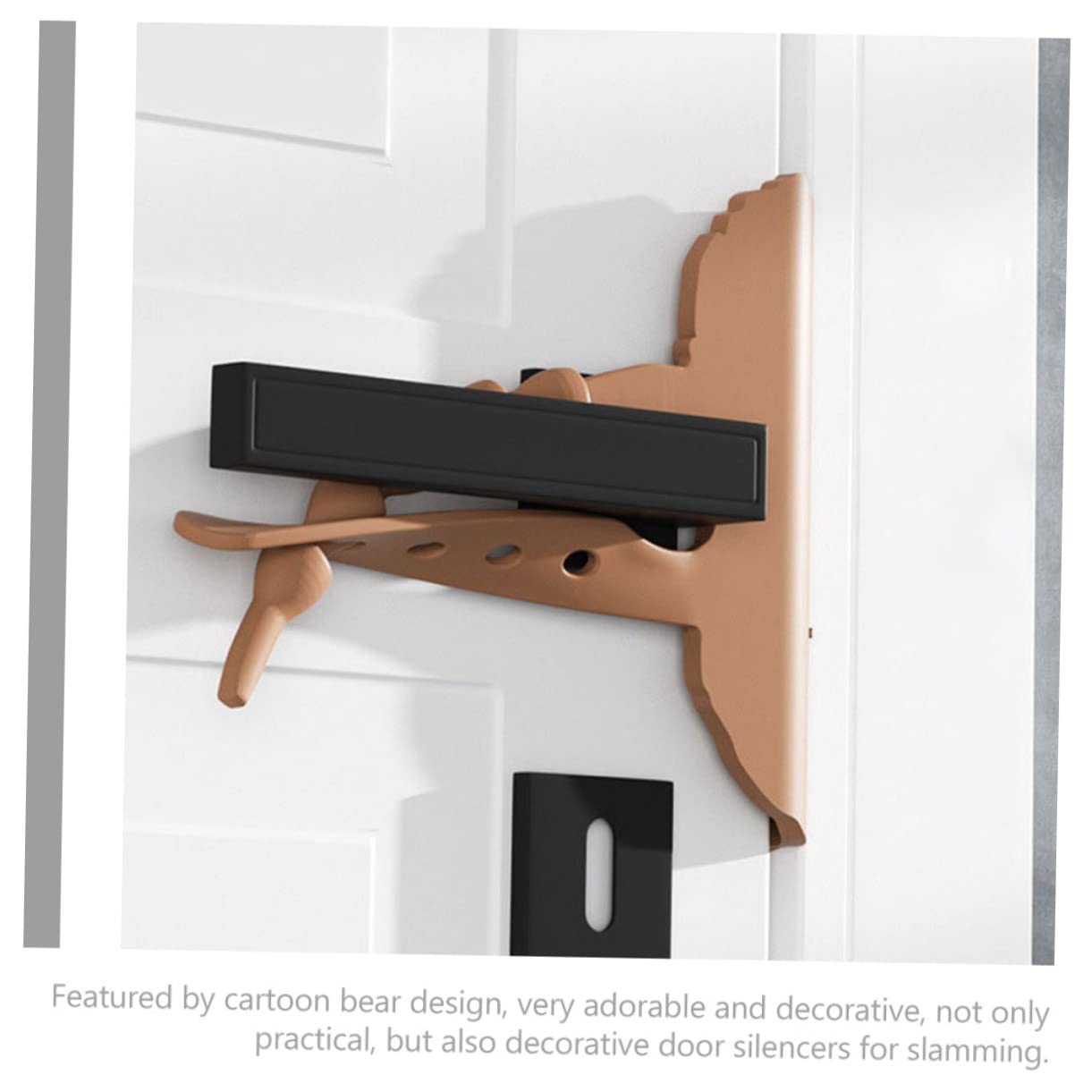 TOYANDONA 8piezas Freno De Puerta Silencioso De Diseño De Protector Antigolpes para Puertas Guarderías y Habitaciones Infantiles