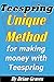 TEESPRING DOMINATION: UNIQUE METHOD FOR MAKING MONEY WITH TEESPRING: (teespring business, t shirt business, selling t shirts, selling on teespring, teespring tees)