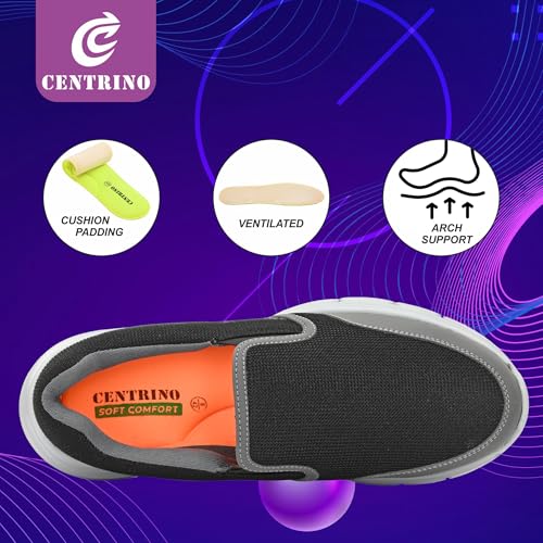 Image of Centrino Men's Sports Shoes | Shoes for Man Stylish | Lightweight Breathable Running Shoes | Cushioned Insole | Comfortable Mesh Walking & Workout Sneakers for Men | Mens Sports Shoes Casual (9229)