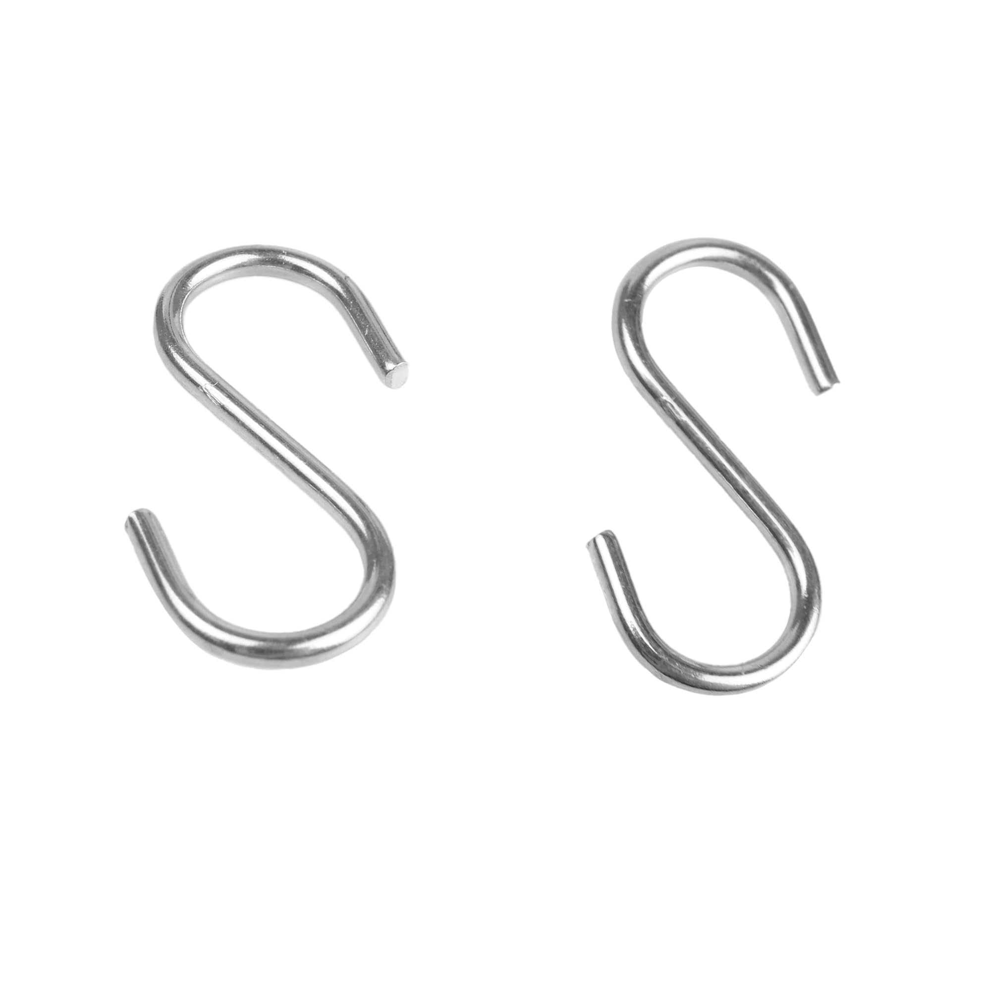 48 Stainless Steel S Hooks - Heavy Duty Hanging Hooks -3 48 Stainless Steel S Hooks - Heavy Duty Hanging Hooks -3