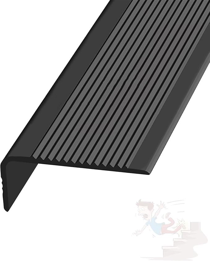 Borde de escalera PVC antideslizante moldura multicolor para peldaños y escalones