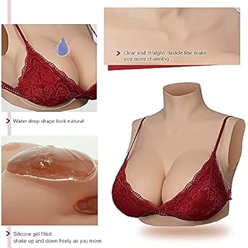 Cotton Filled Breastplate Fake Boobs Breast Plates Crossdressers