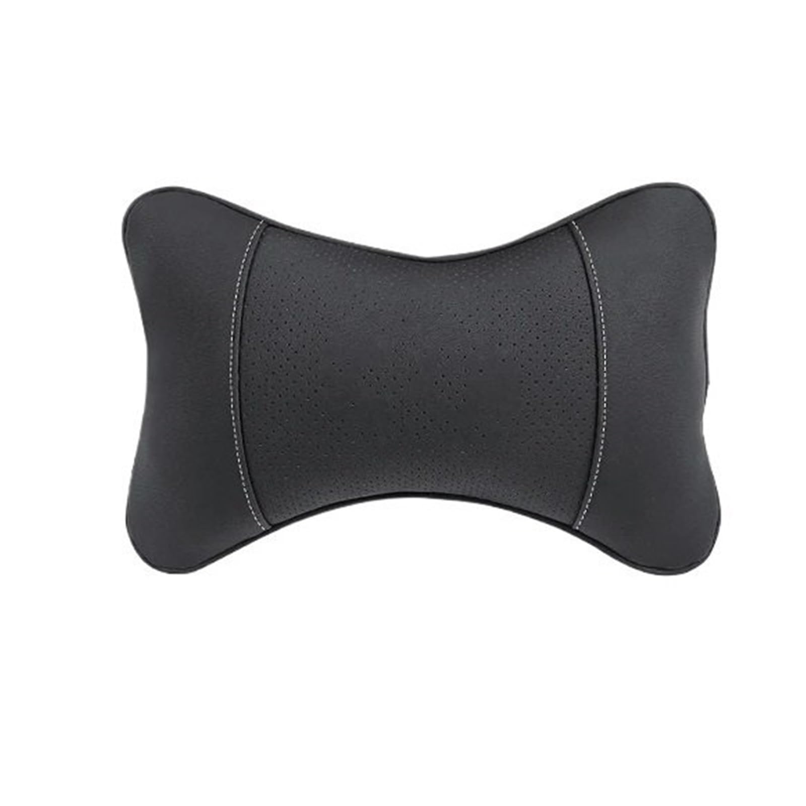 POAWUDJA Car Pillow 1Pcs Car Seat Headrest Fit For Volkswagen R Golf Caddy Passat Tiguan Jetta Beetle Removable Cover(Black)