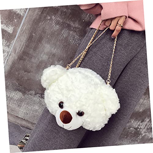 LIFKOME Bear Plush Shoulder Bag Women's Mini Crossbody Bag Fashion and Girly Bear Shape2