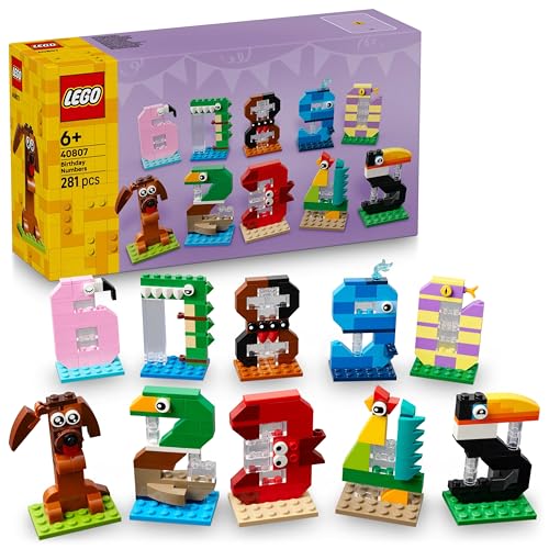 LEGO Iconic Les chiffres d’anniversaire 40807 - vue 3
