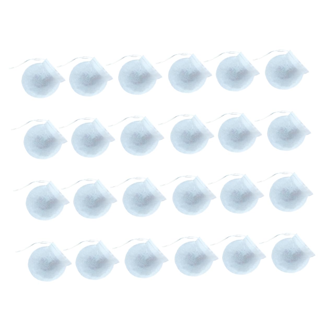 OUNONA 600piezas Bolsas Desechables De Té De Filtros Redondos De Papel Para Infusiones Para Té Suelto y Especias