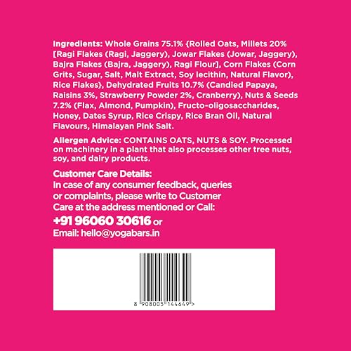 Image of Yogabar Breakfast Cereal & Muesli | 91% Whole-Grains+ Dried Fruits + Fruit and Nut + Seeds + | 400g | Healthy Breakfast Cereals | Granola | Gluten Free | Antioxidant Rich | Healthy Food for Breakfast | Protein Rich