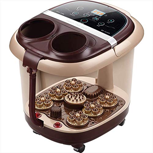Preisvergleich Produktbild RANRANJJ Fußbad-Massagegerät, beheiztes Bad, automatische Massagerollen, Digitale LED-Temperaturregelung for Regendusche
