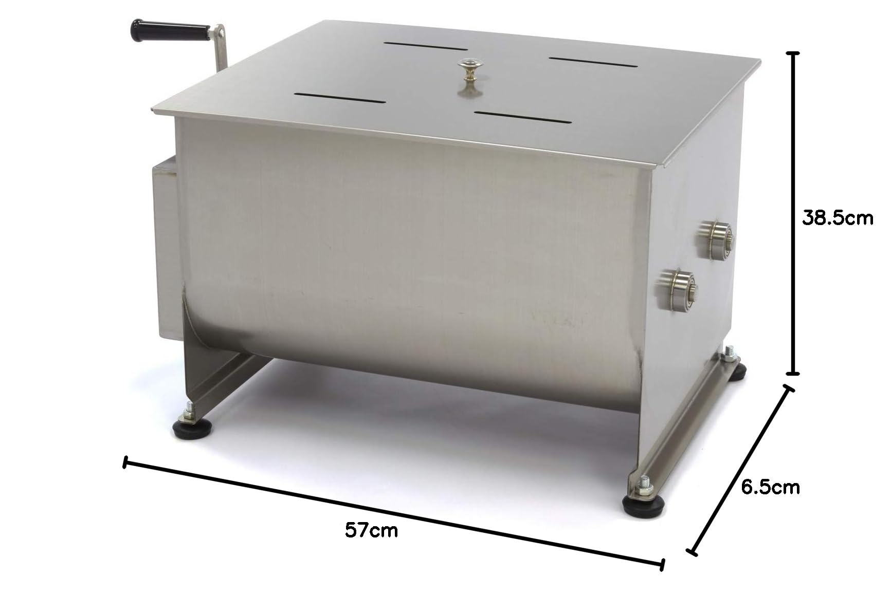 Maxima Mixeur à viande gastro - 50 l - 43 kg de viande - Double axe - Manuel