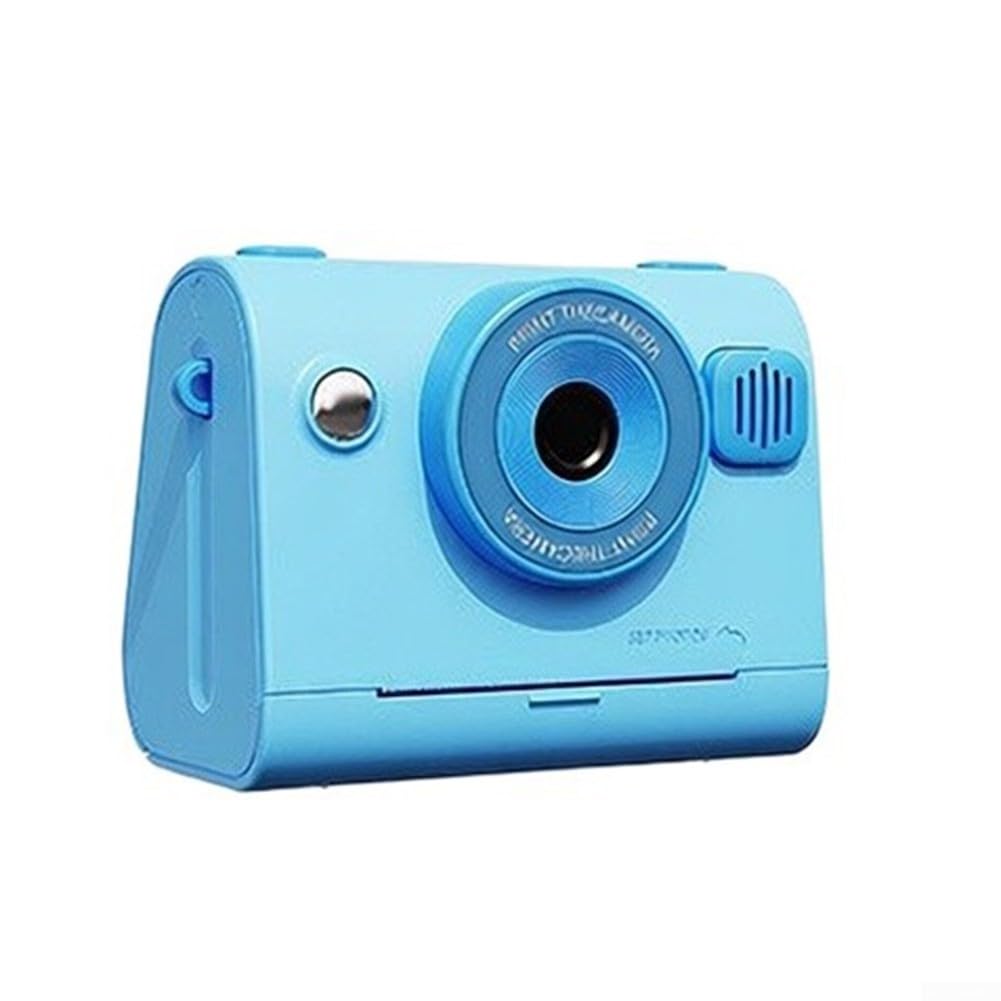 Fotocamera istantanea Dual Lens ABS Blu Fotocamera istantanea Dual Lens(Blue Print Camera) | Sistema a doppia lente, anteriore e posteriore, materiale ABS, colori blu e rosa, design compatto