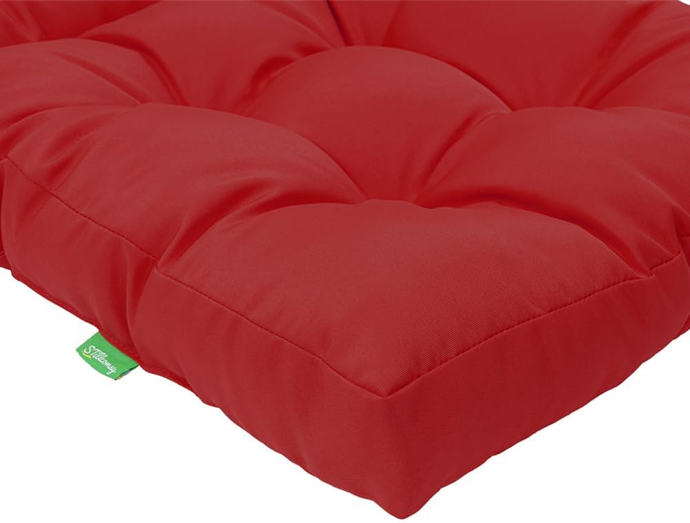 Adirondack Chair Cushion, High Back Patio Outdoor Seat Chair Cushion 49x20in, Set of 2 -Rust Red