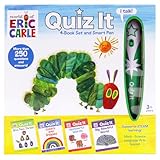 World of Eric Carle, Quiz It Pen 4-Book Set and Talking Smart Pen - Interactive Educational Book Set with Toy Sound Pen - PI Kids