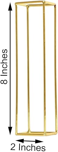 Miniatura 3 de Efavormart - Centro de mesa de boda dorado de 8 pulgadas de alto con letras de alambre 3D para decoración de fiesta de boda, suministros de