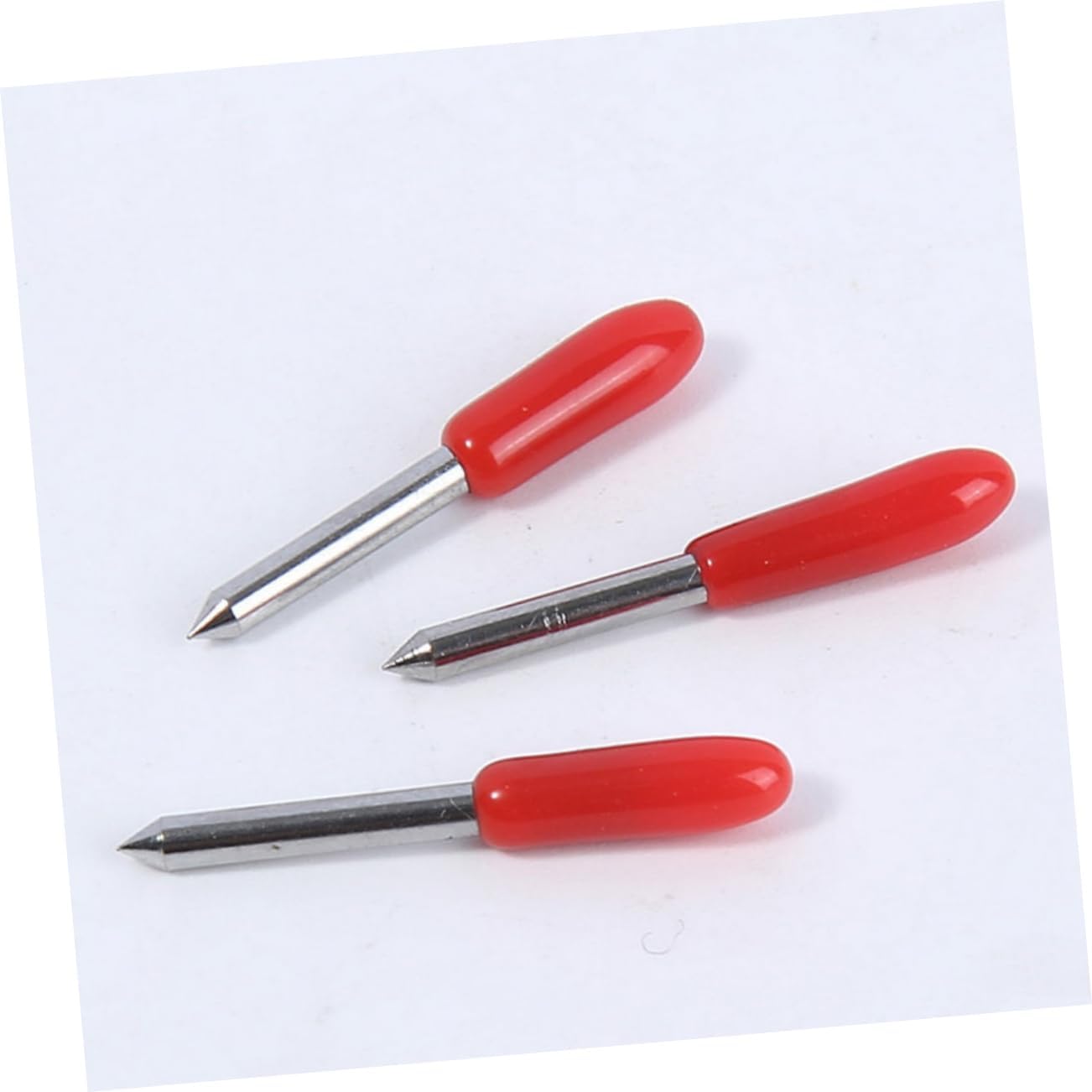 50pcs Transfer Film Lettering Sticker Cutting Blades Cutting Plotter Vinyl Cutter Needle Plotter Replacement Blades Vinyl Cutting Tungsten Steel Spare Parts Bulk