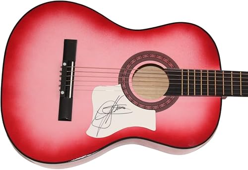 Miniatura 1 de Gene Simmons Signed Autograph Pink Acoustic Guitar A with James Spence Authentication JSA COA - KISS - Hotter than Hell Dressed to Kill Destroyer