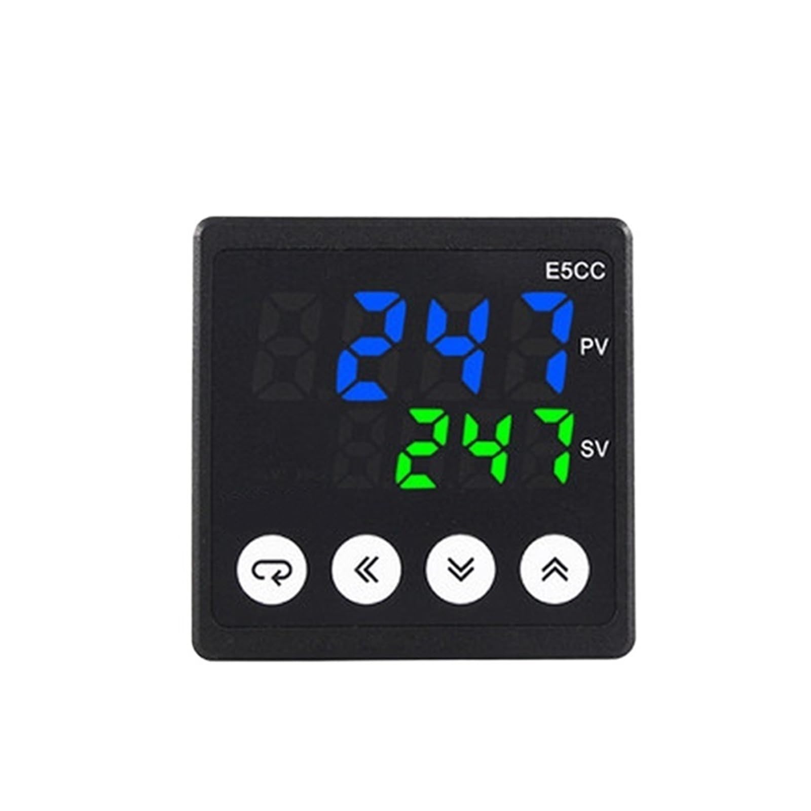 Thermostat intelligent E5CC à réglage PID avec double sortie relais et SSR 220V
