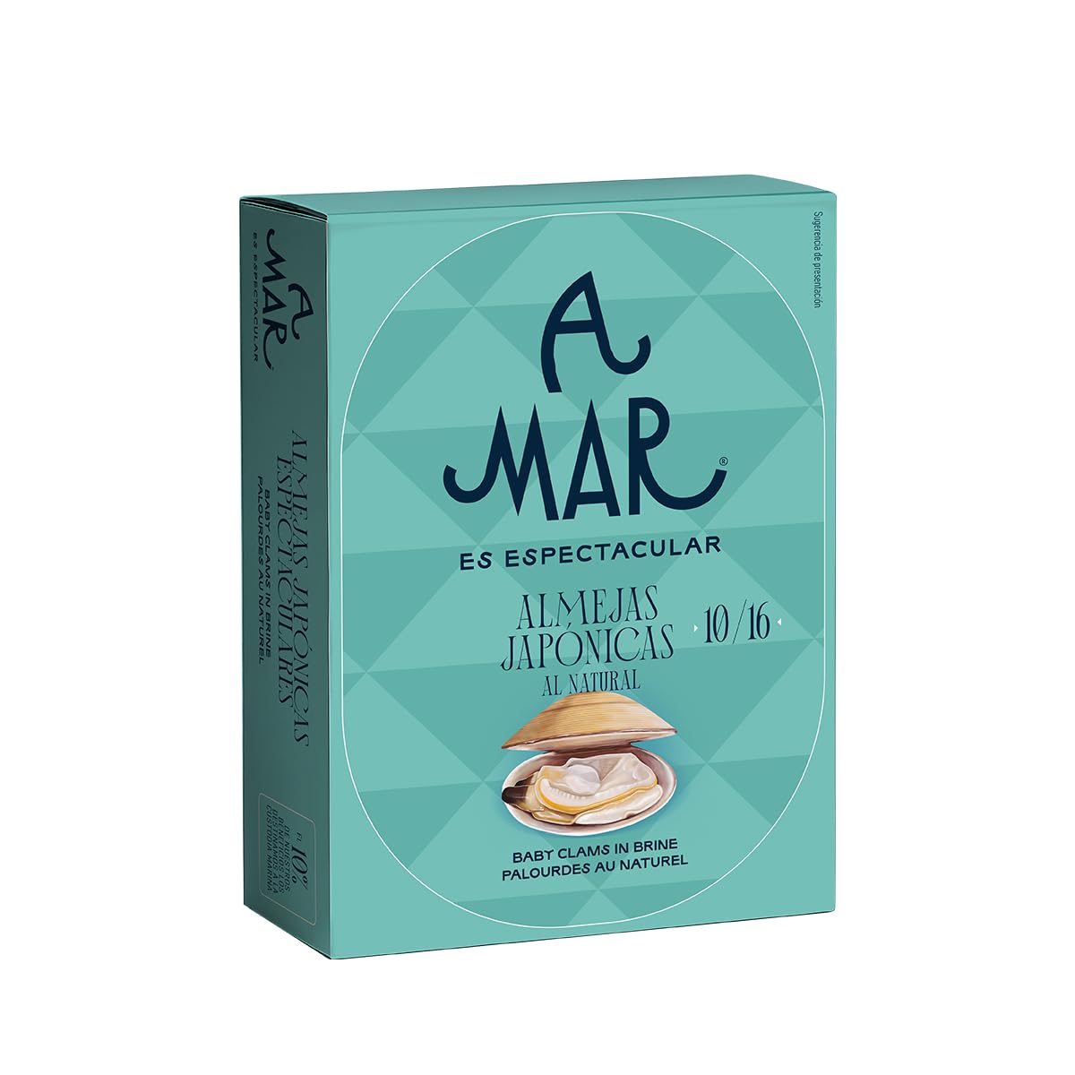 Almejas Japónica al Natural A Mar Espectacular - Conservas Gourmet - Combina en platos, ensaladas y recetas - Almejas en conserva para un Aperitivo Espectacular