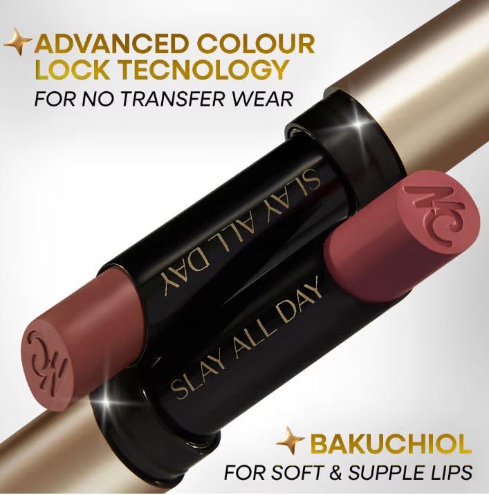 Image of Nykaa Matte to Last No Transfer Long Lasting Lipstick (3.5g) (Rukmini)