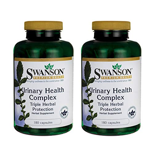 Swanson Urinary Health Complex Triple Herbal Protection 180 Capsules (2 Pack)