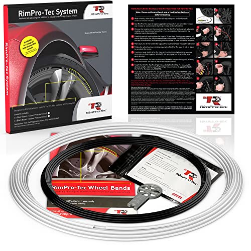 RimPro-Tec Rim Protector for Car Wheels Rim Saver Includes 1 White Base, 1 Black Pinstripe for 4 Wheels, 4 Wipes, 1 Leaflet, 1 Application Tool Rim Covers Rim Guards for Car Wheel Rim Protectors RimPro-Tec Rim Protector for Car Wheels Rim Saver Includes 1 White Base, 1 Black Pinstripe for 4 Wheels, 4 Wipes, 1 Leaflet, 1 Application Tool Rim Covers Rim Guards for Car Wheel Rim Protectors
