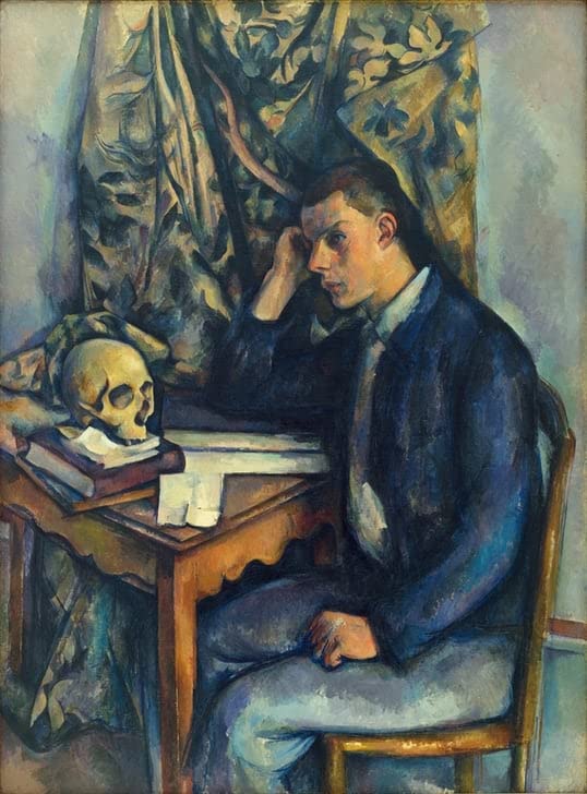 Affiche Cézanne Jeune homme à la mort pour habiller un mur vide
