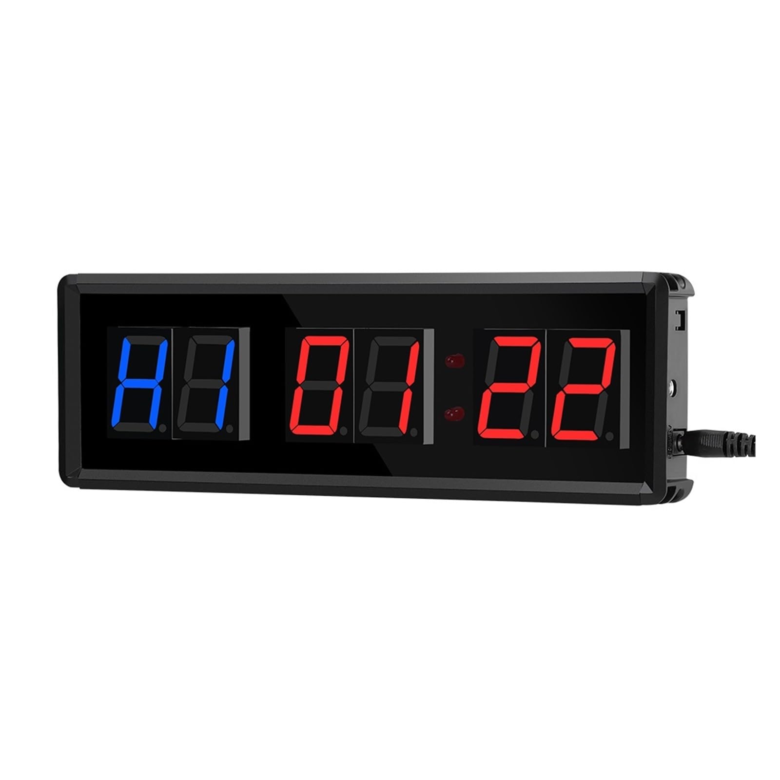 Timer da Palestra, Timer portatile for allenamento in palestra, orologio fitness con conto alla rovescia/cronometro con timer a intervalli Gara for allenamento sportivo a distanza