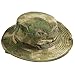 QMFIVE Taktische Boonie Hut, Camouflage Abgerundete Hut Fischer Sonnenschutzkappe für Outdoor Airsoft Paintball Klettern Camping (FG)