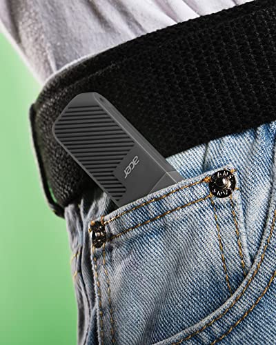 Image of Acer UP300 128GB USB 3.2 Gen 1 Flash Memory Drive, Black - BL.9BWWA.527