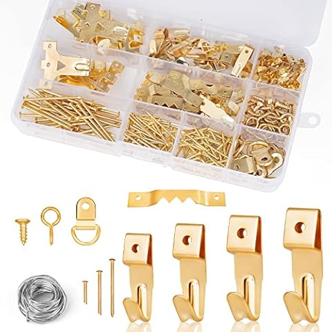 Ainiv 276 PCS Heavy Duty Picture Hangers Kit Cover
