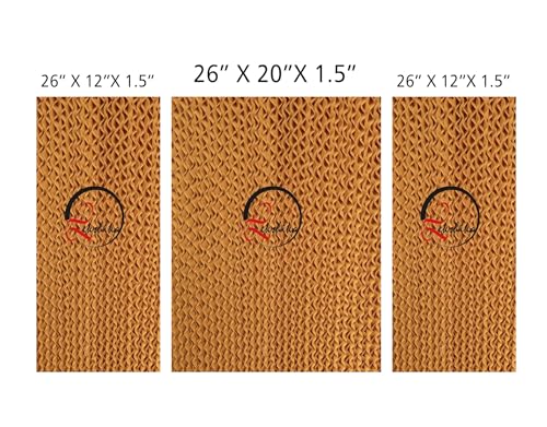 Image of Honeycomb Pad Combo | Air Cooler Cooling Pads | Honeycomb pad for Cooler (|26 inchX20 inchX1.5 inch-1| 26 inchX12 inchX1.5 inch-2 |)