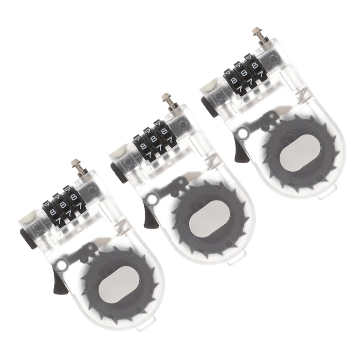 BESPORTBLE 6 Pièces Antivol Serrure À Combinaison Serrures De Vélo Serrure Codée Petite Serrure Sécurité Antivol De Vélo Équipement De Snowboard Ski Boost Lock Équipement De Snowboard